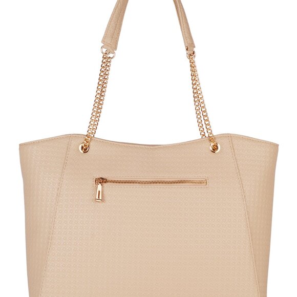 Women's Vegan Leather Beige Colour Satchel Bag – Sling Shoulder Bag - Picture 8 of 8